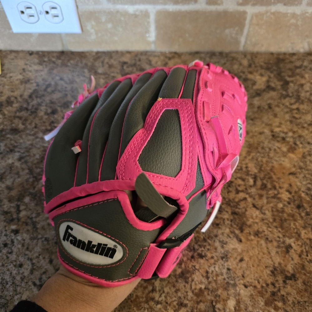 Franklin Sports RTP Kids Baseball Gloves - Child's Teeball Glove + Ball Set - Bo